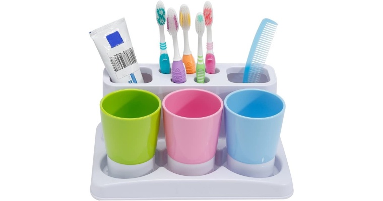 Eslite Toothbrush Toothpaste Holder Stand Review: Organize Your Bathroom with Style