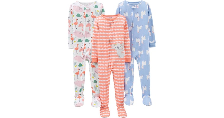 Review: Simple Joys by Carter’s Toddlers and Baby Girls’ Snug-Fit Footed Cotton Pajamas