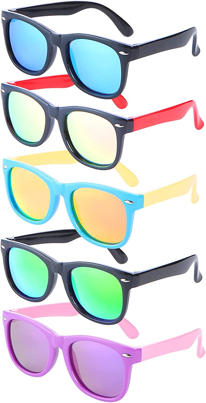 Azuza 5 Pack Kids Sunglasses Review: Unbreakable, Polarized, and UV-Protected